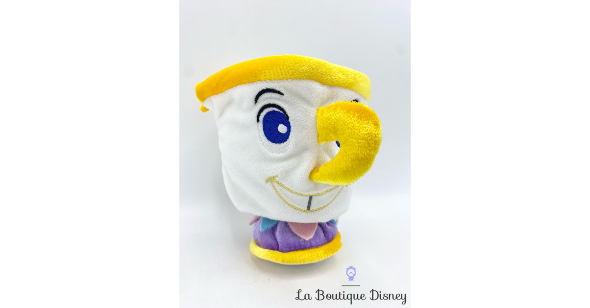 Peluche Zip tasse La Belle et la Bête Disney Parks Disney Store blanc